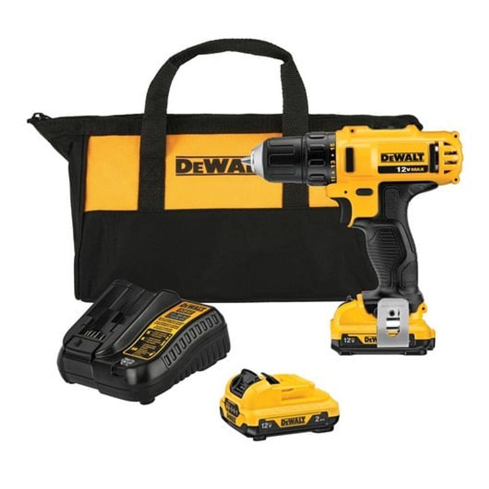 Furadeira Parafusadeira 12v + Carregador + Bolsa Dewalt