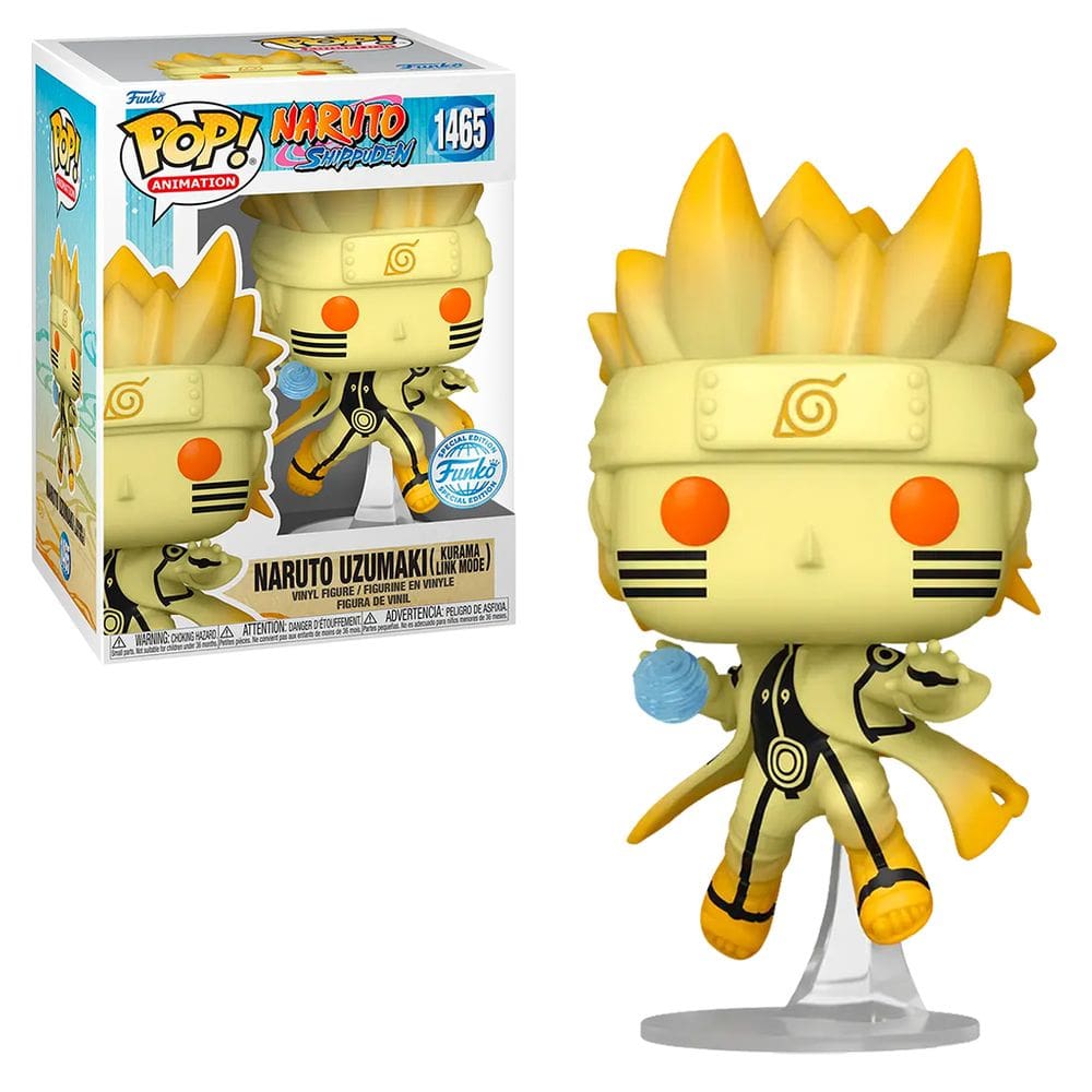 Funko Pop Anime Naruto Uzumaki Kurama Link Mode Ex. #1465
