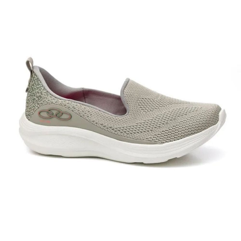 Tênis Olympikus Safira Slip-on Calce Fácil Leveza Feminino Verde Musgo