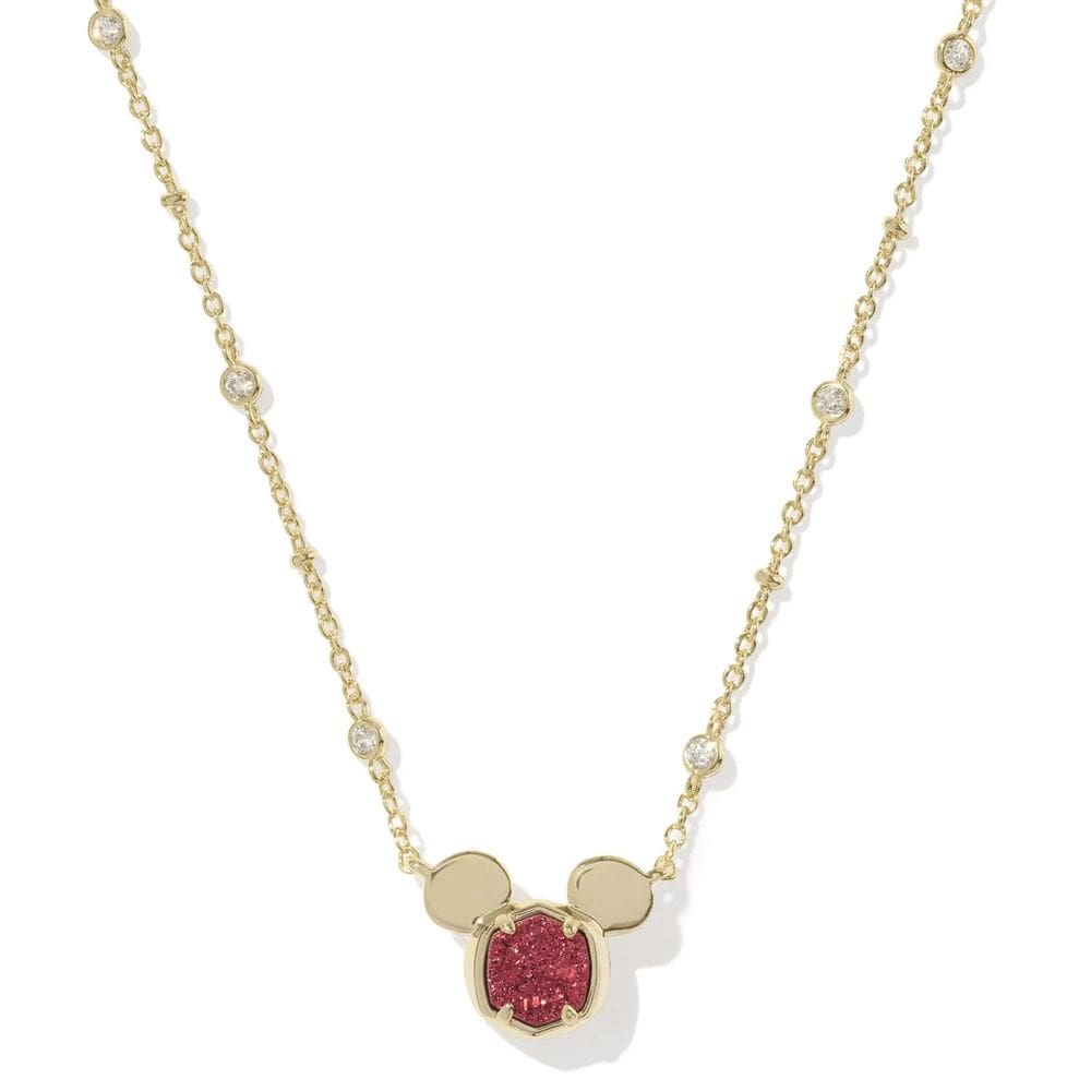 Colar Kendra Scott x Disney Mickey Mouse banhado a ouro 14k