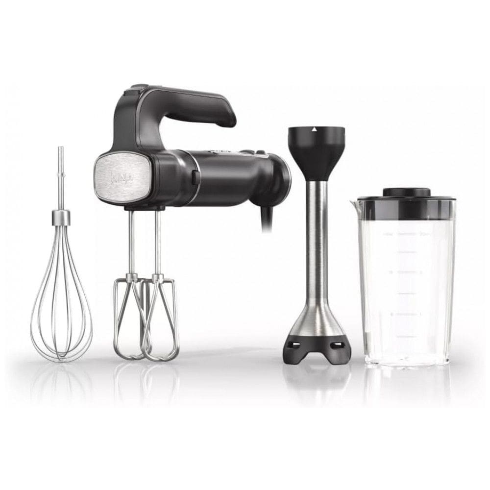 Batedeira de Mão e Mixer de Imersão com Acewssórios, Ninja CI101, 110V 750W, Preto