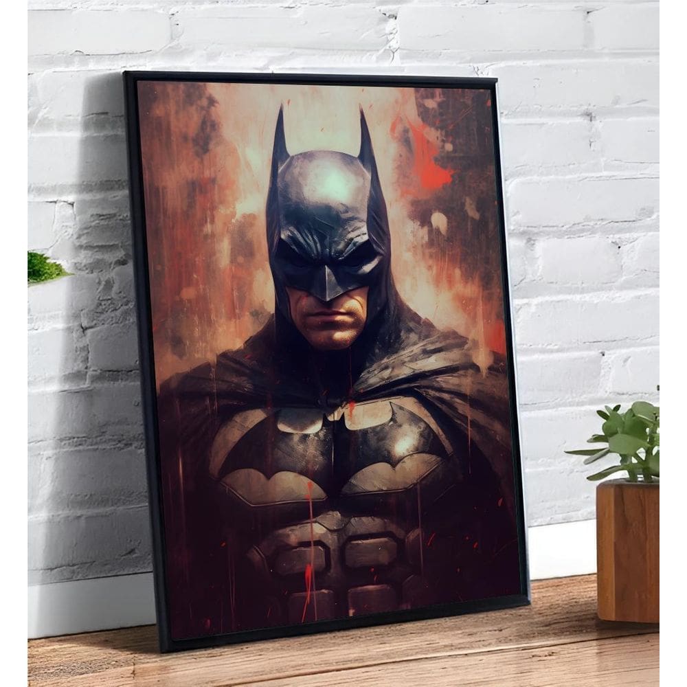 Placa/Quadro Decorativo Batman 40X60Cm Ps 2Mm