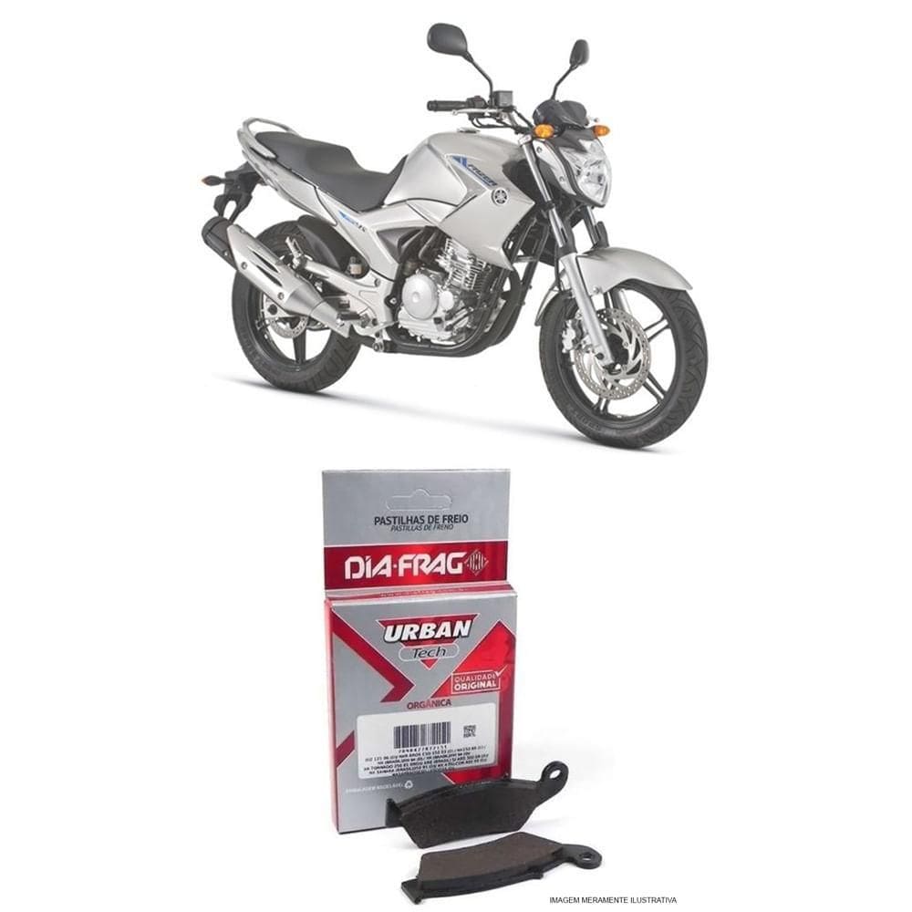 Pastilha Dianteira Dia-Frag YS 250 Fazer 2016-2019 DFP-20841