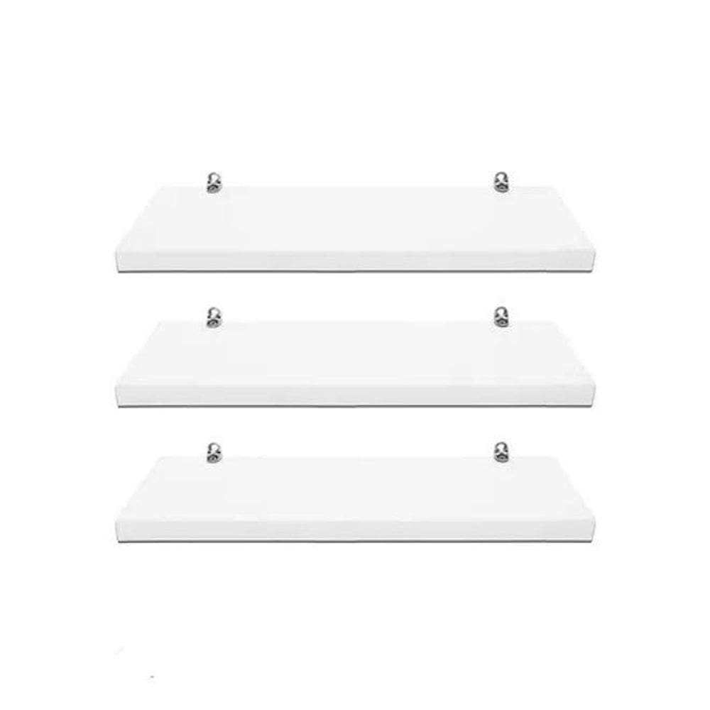 Jogo 3 Prateleiras Decorativas Infantil Porta Livros Mdf