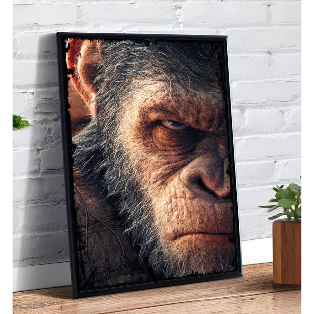Placa/Quadro Decorativo Planeta Dos Macacos 40X60Cm Ps 2Mm