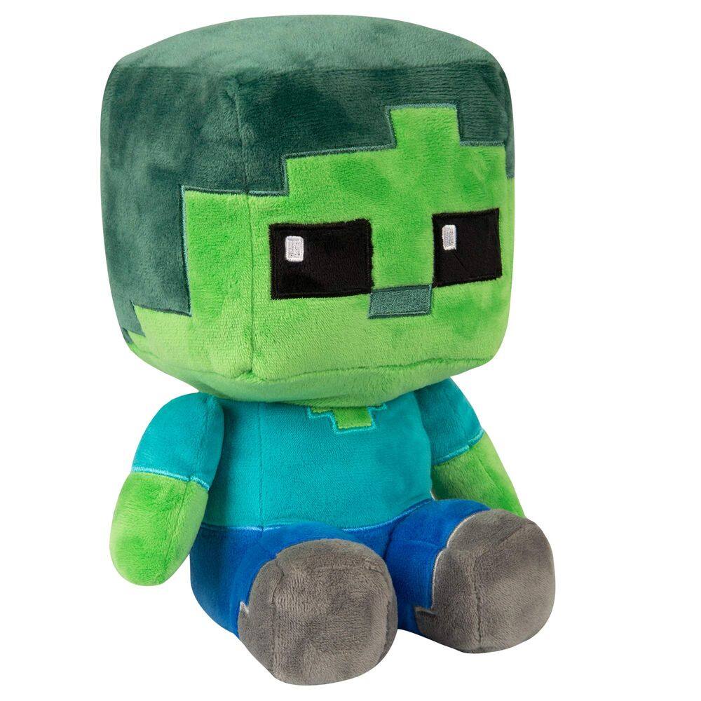 Brinquedo de pelúcia JINX Minecraft Crafter Zombie 22 cm de altura