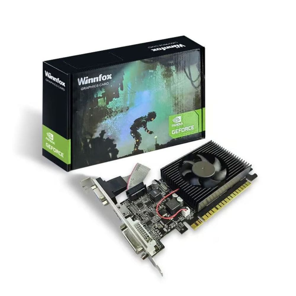 Placa de Vídeo Pcie GT730 4GB Winnfox DDR3