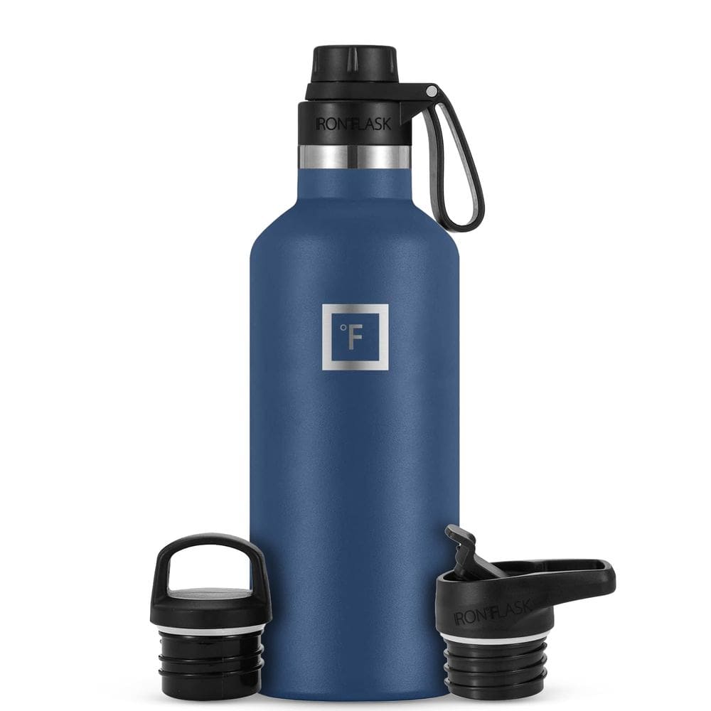 Garrafa de água IRON °FLASK Camping Hiking 950ml Twilight Blue