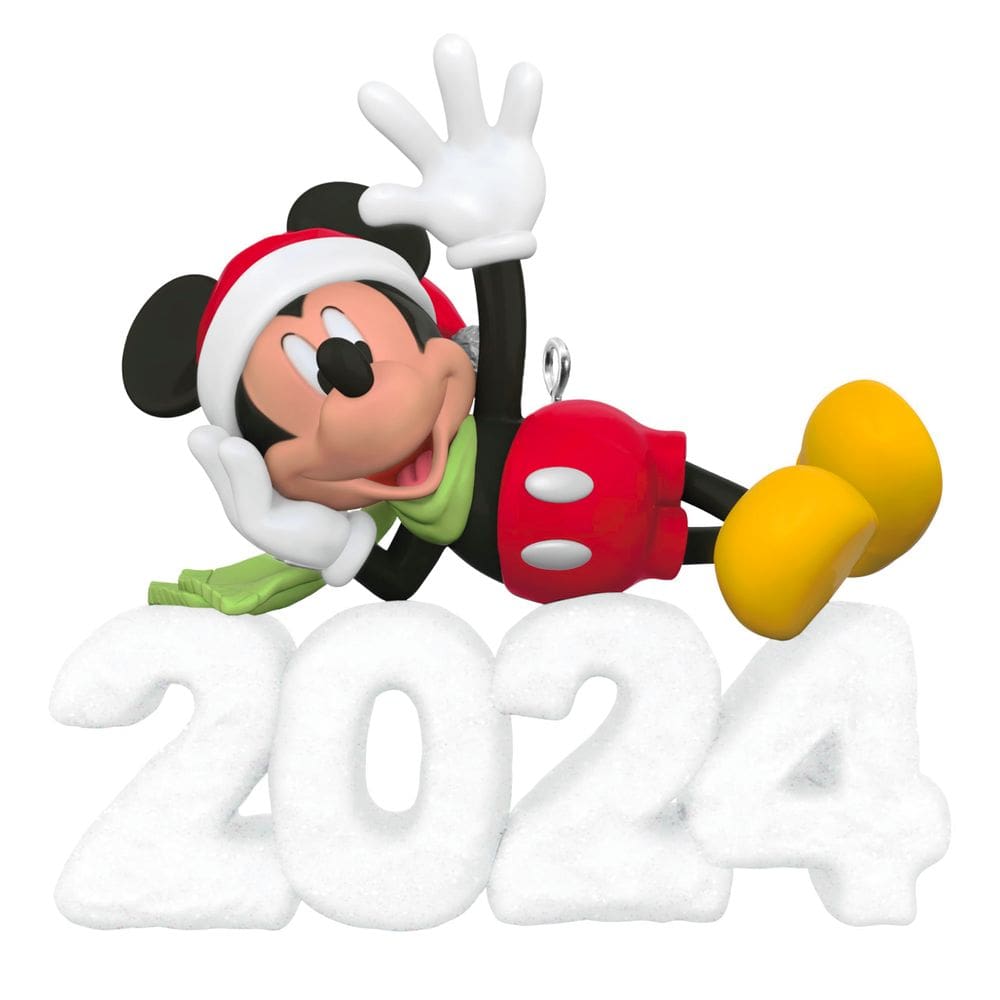 Enfeite de Natal Hallmark Keepsake 2024 Disney Mickey Mouse