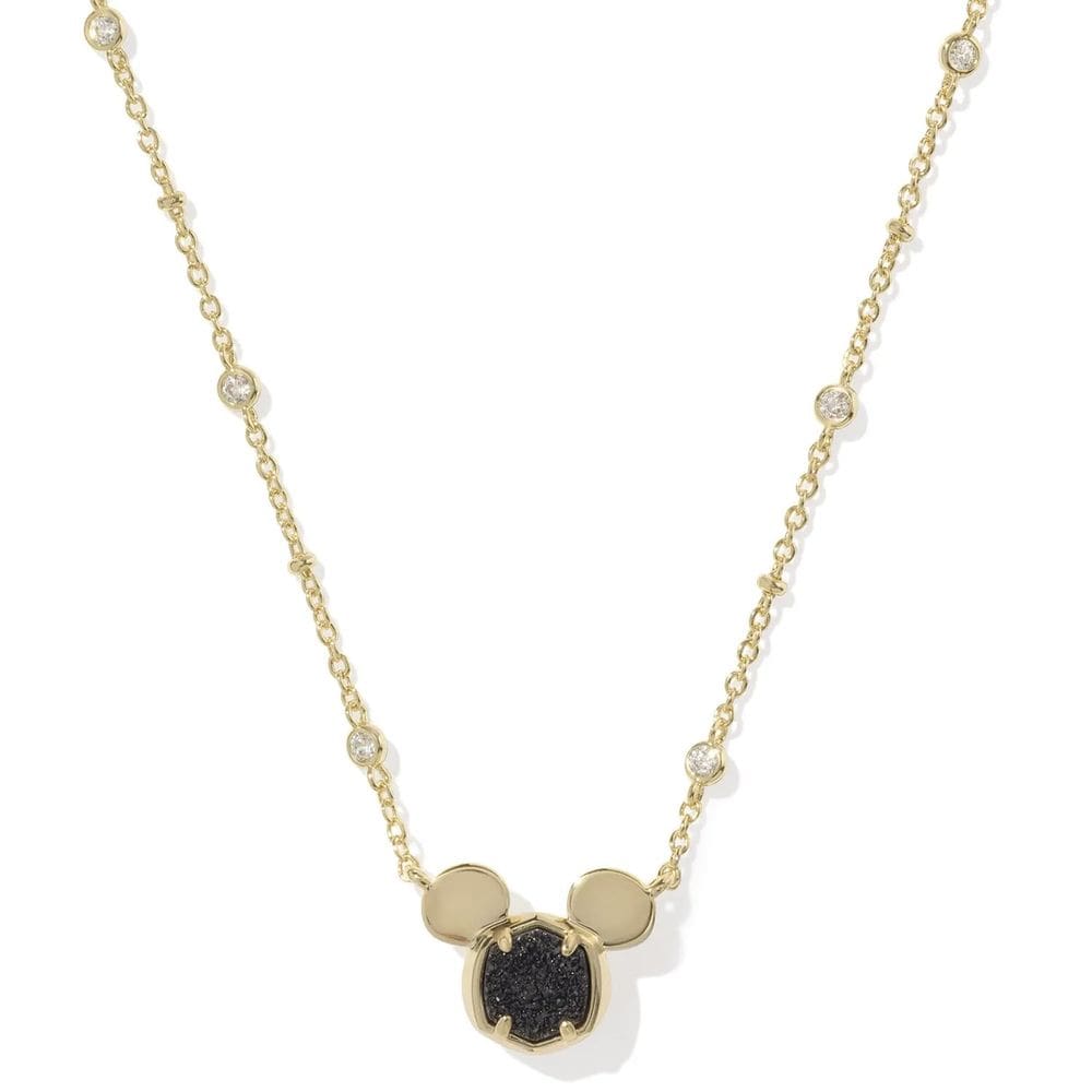 Colar Kendra Scott x Disney Mickey Mouse banhado a ouro 14k