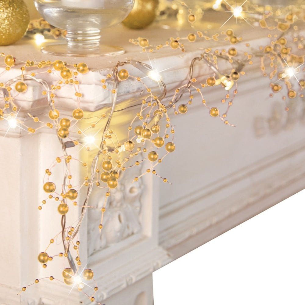 Decorações de Natal, coleções, etc., guirlanda iluminada de 3 m