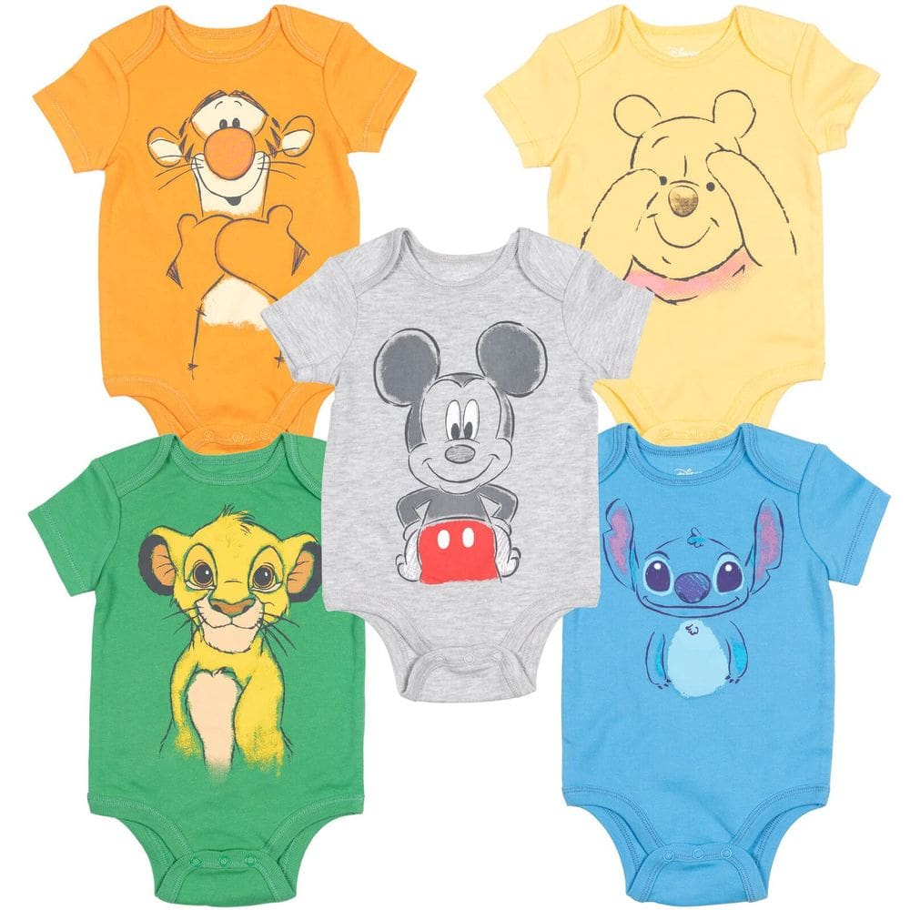 Macacões Disney Mickey Mouse Lion King Pooh Bear Tigger Stitch