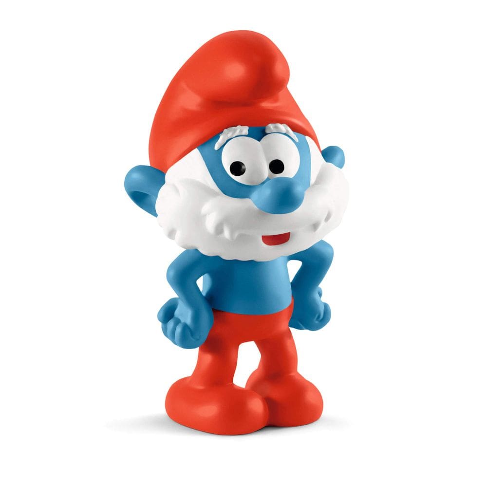 Estatueta Schleich The Smurfs Smurf 20814 azul