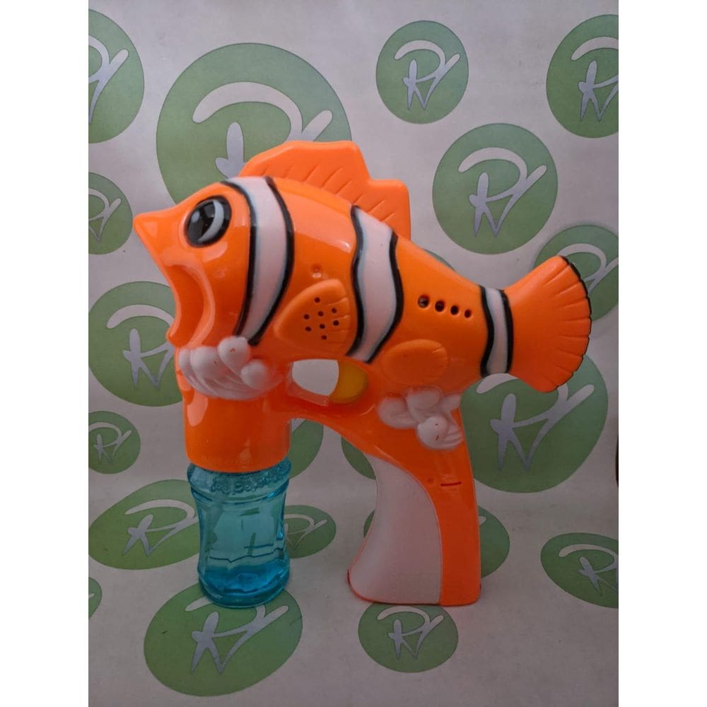 Máquina Bolha Automática E Musical Formato Peixe Palhaço