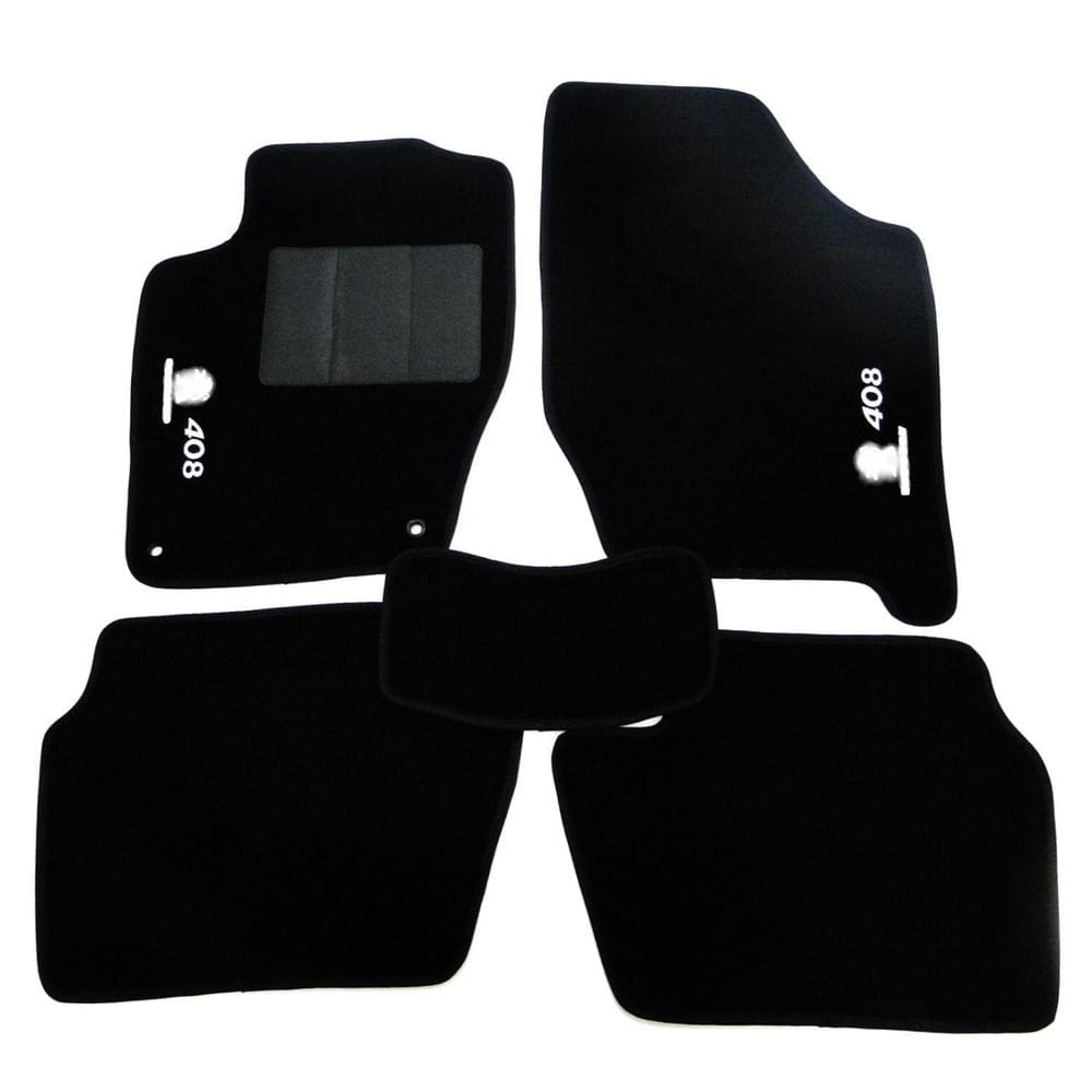 Tapete Automotivo Tapecars P 408 Carpete Preto 5 Peças