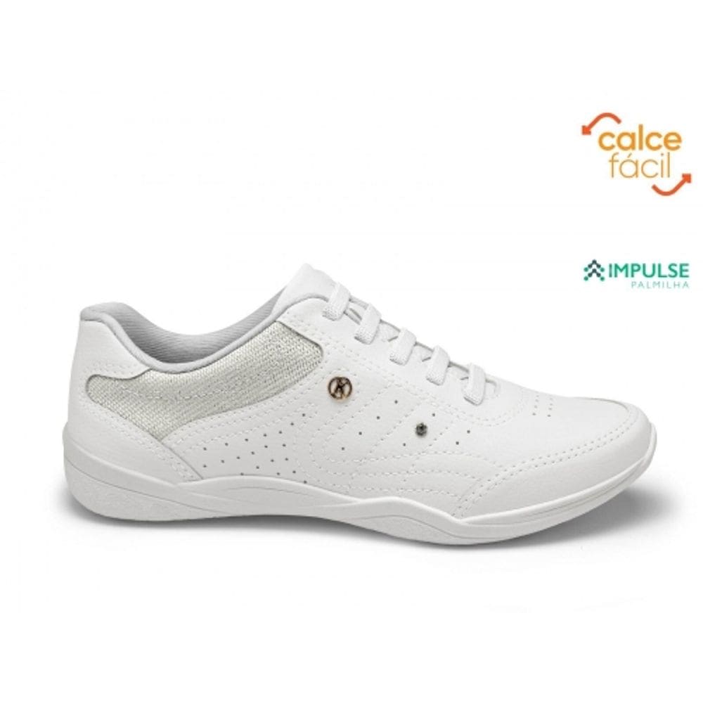 tenis feminino kolosh casual branco parla