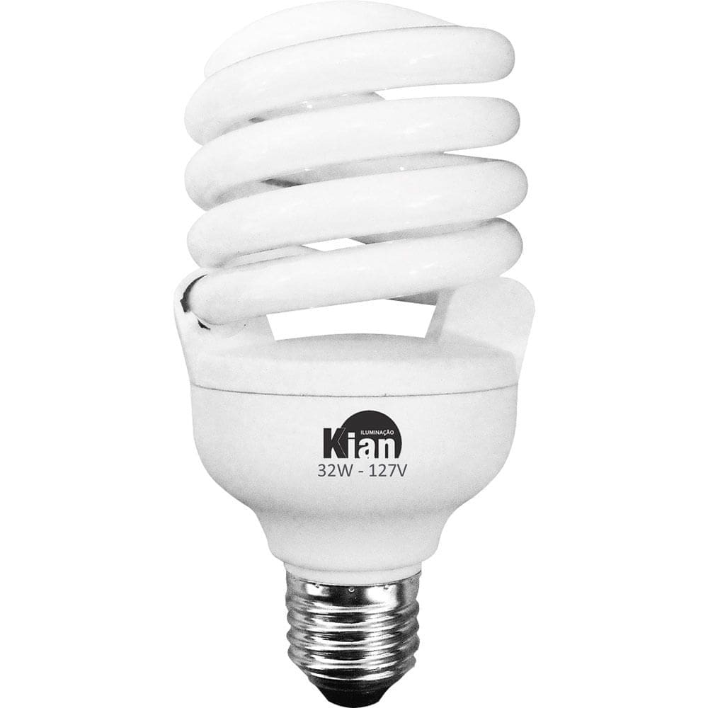 Lâmpada Espiral 32W Kian Branca 127V
