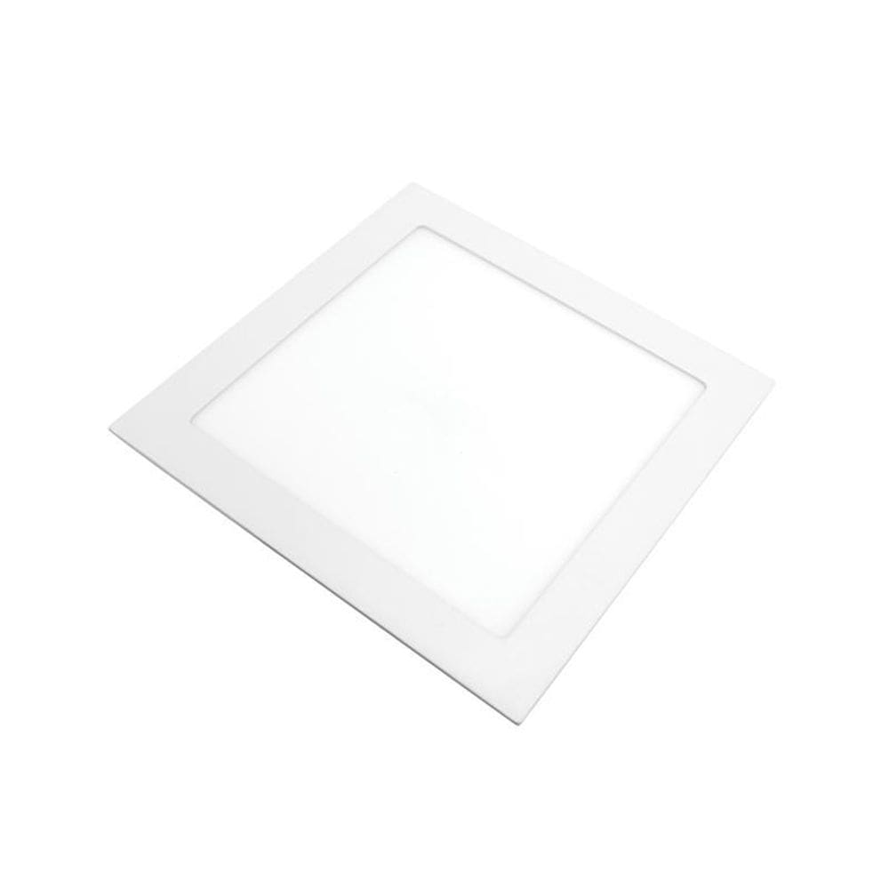 Painel de Led Quadrado 24W - 1600 lm - 3000K - Branco - Embutir