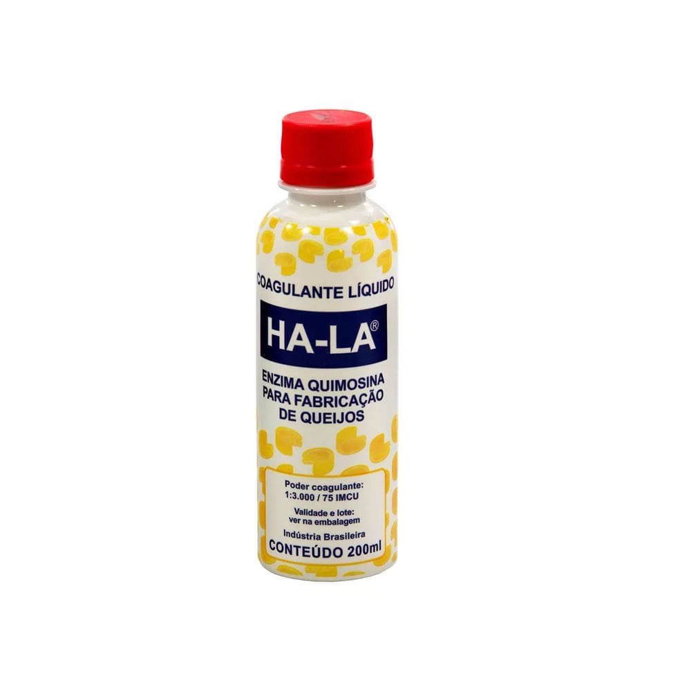 Coalho Líquido Hala 200ml Coagulante Queijos (cx c/ 24)