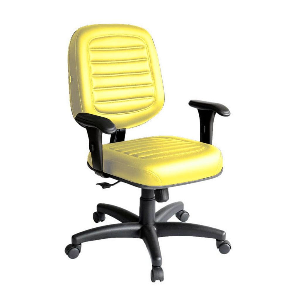 Cadeira Diretor para Escritório Linha Blenda Amarelo