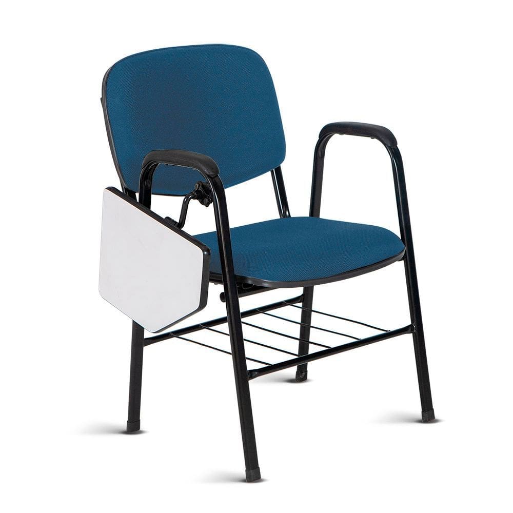 Cadeira Universitária para Auditórios Linha Hotel Azul