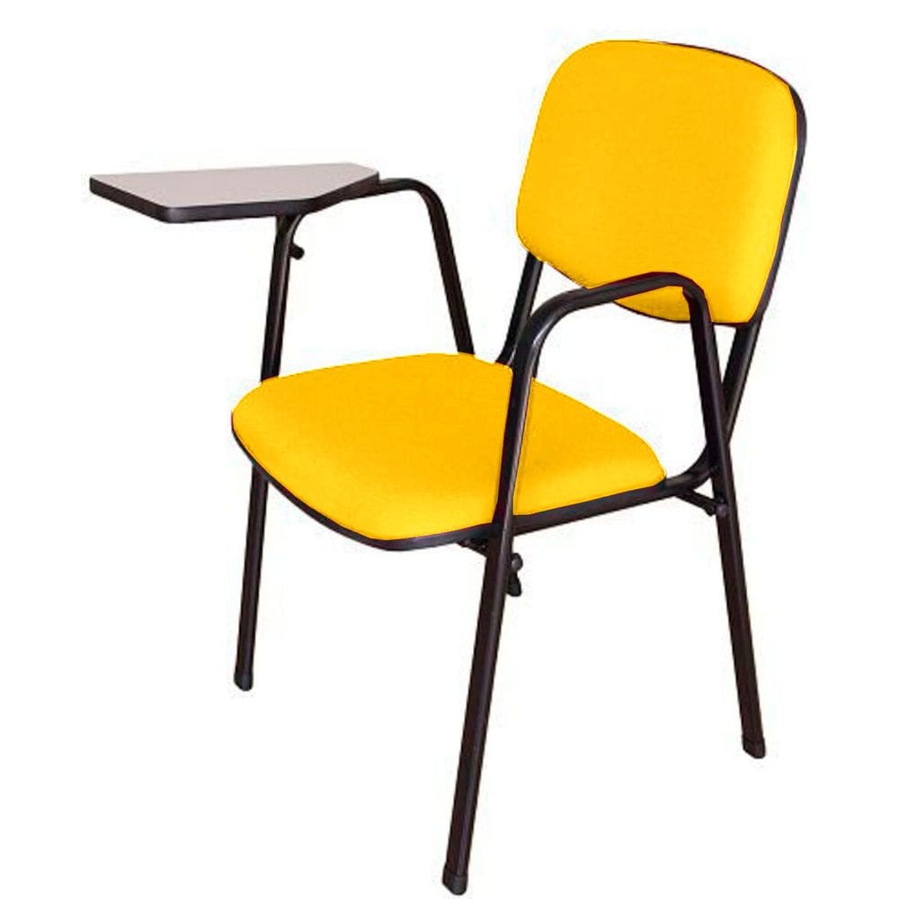 Cadeira Universitária para Auditórios Linha Hotel Amarelo