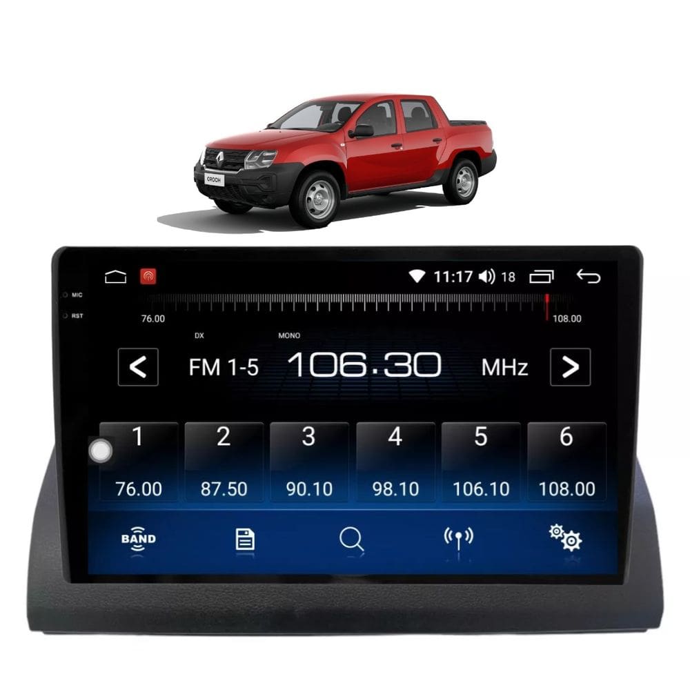 Kit Multimídia Oroch Pro 2023 / 2024 9 Pol Android Carplay Gps 2/32GB - 915BR ROADSTAR