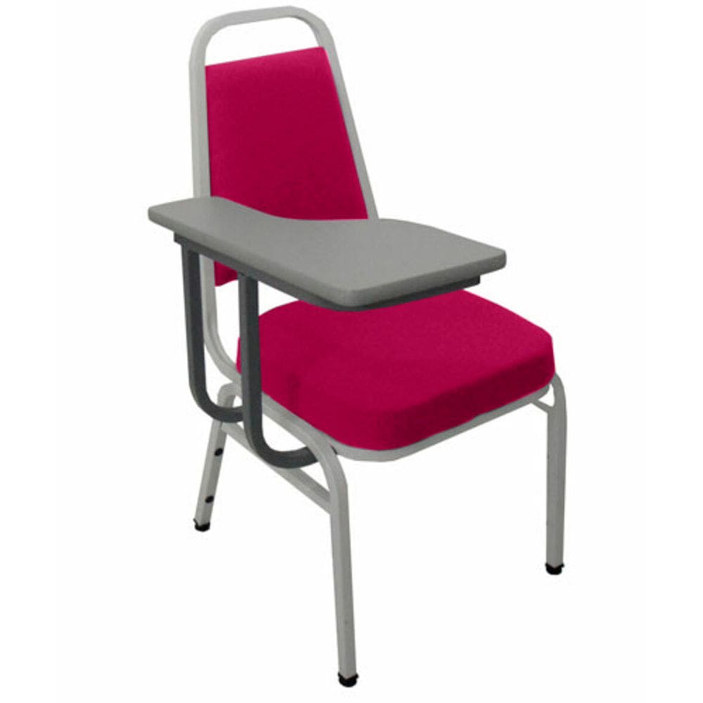 Cadeira Universitária Empilhável Linha Hotel Plus Rosa