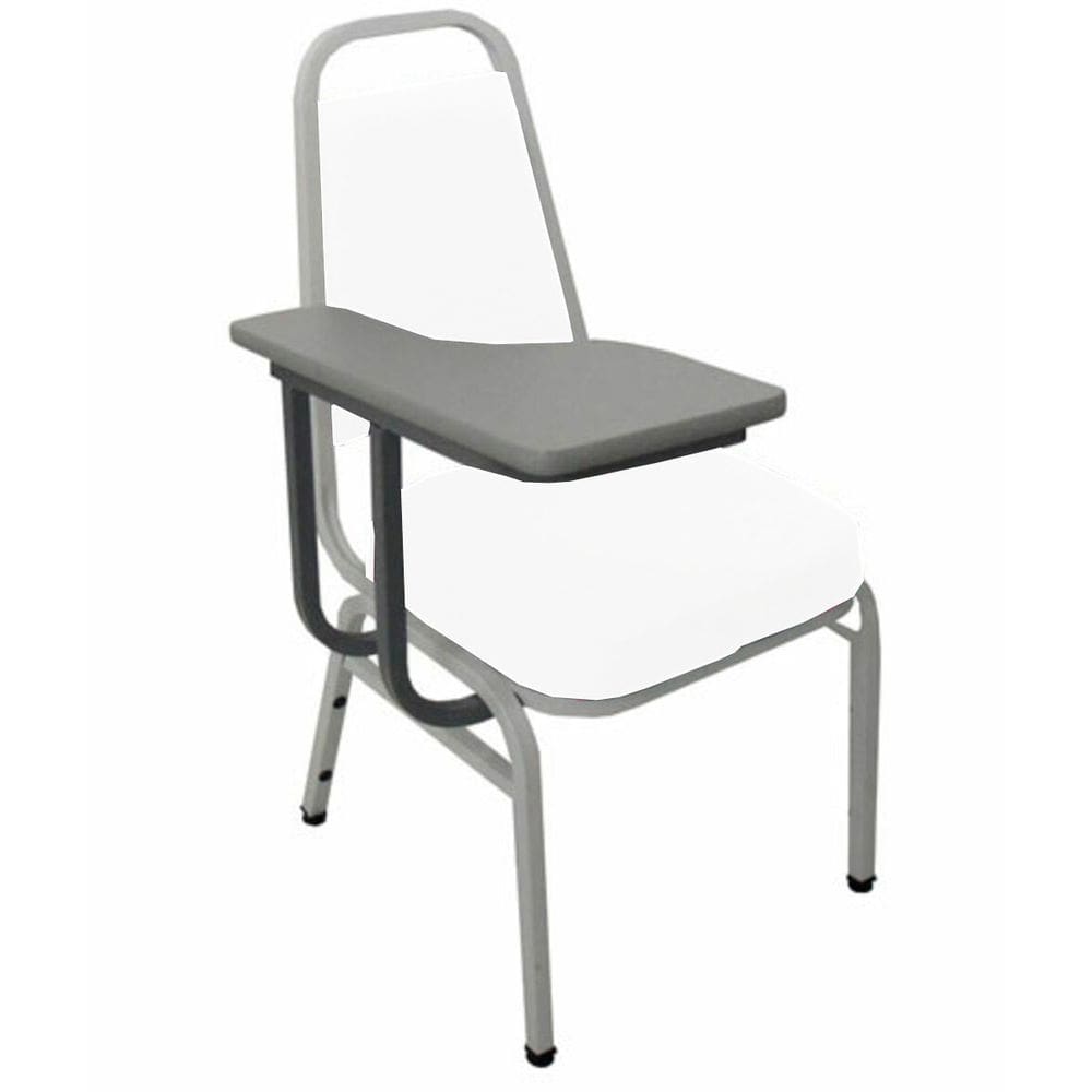 Cadeira Universitária Empilhável Linha Hotel Plus Branco