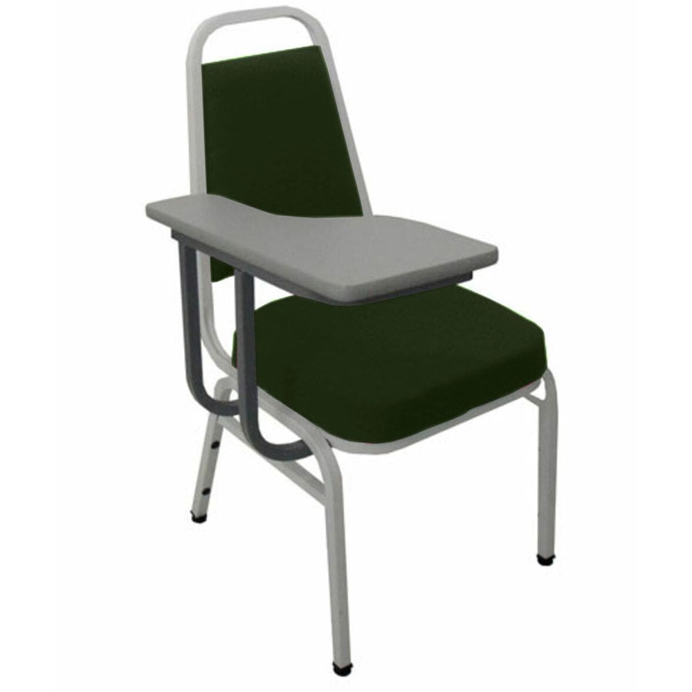 Cadeira Universitária Empilhável Linha Hotel Plus Verde