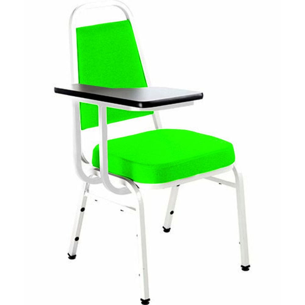 Cadeira Universitária Empilhável Linha Hotel Plus Verde