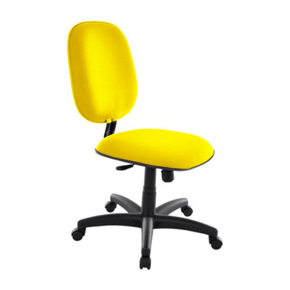 Cadeira Diretor Giratória para Escritório Linha Uno Amarelo