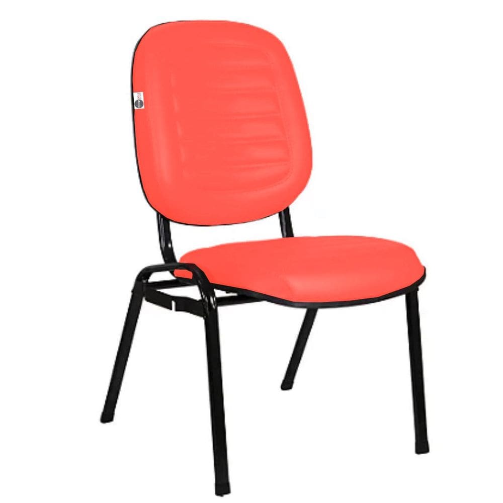 Cadeira Empilhável para Igrejas Evangélicas Linha Holy Vermelho