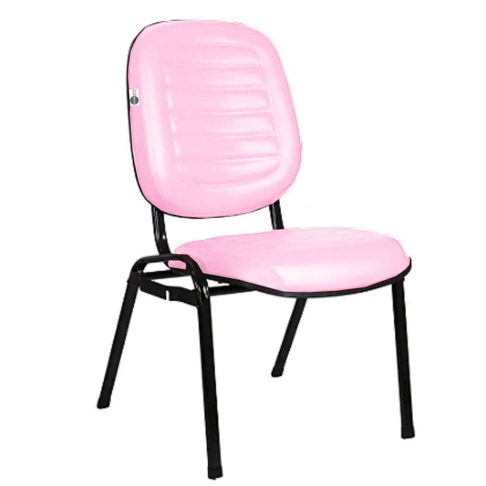 Cadeira Empilhável para Igrejas Evangélicas Linha Holy Rosa