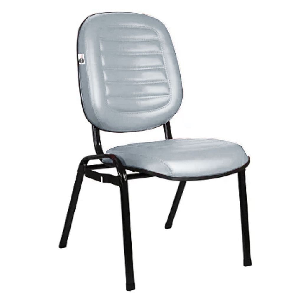 Cadeira Empilhável para Igrejas Evangélicas Linha Holy Cinza