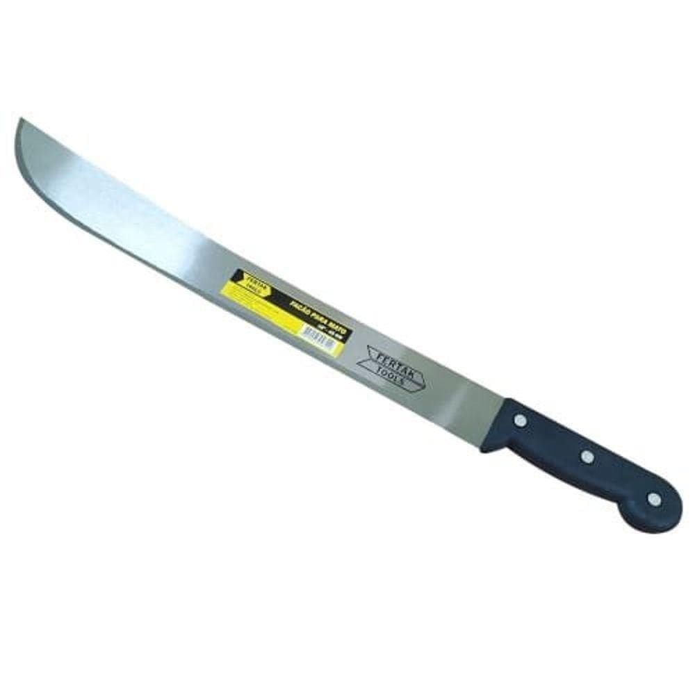Facão Para Mato Cabo Plástico - Fertak 20”