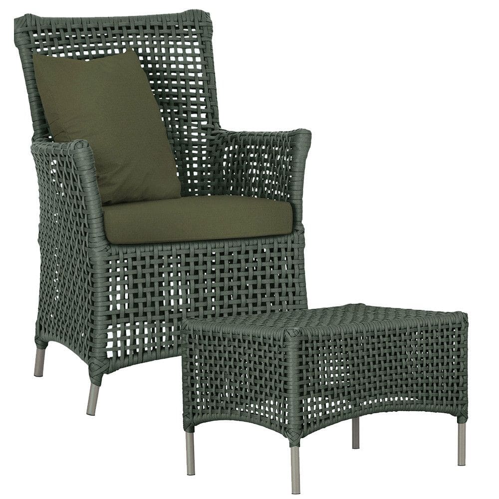 1 Poltrona e 1 Mesa em Alumínio