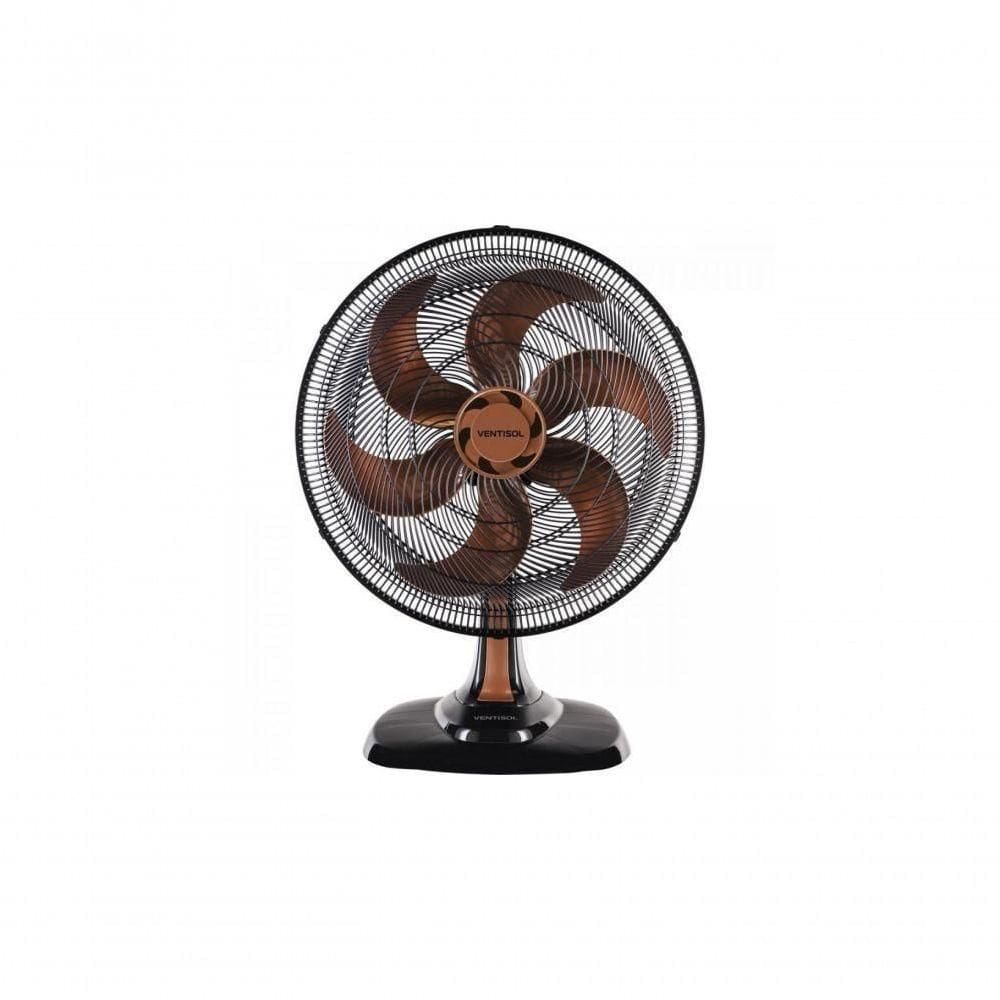 Ventilador De Mesa 50Cm 127V Turbo6 Bronze Ventisol