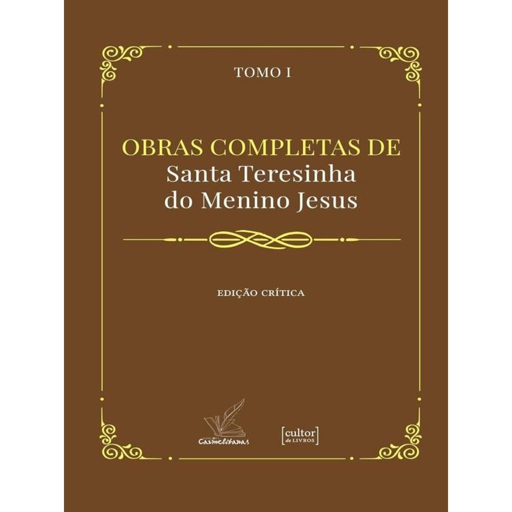 Obras Completas De Santa Teresinha Do Menino Jesus