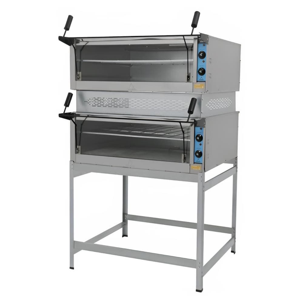 Forno Eletrico Guilhotina 2 Camaras 90X90x25cm Inox 220V - Metalmaq