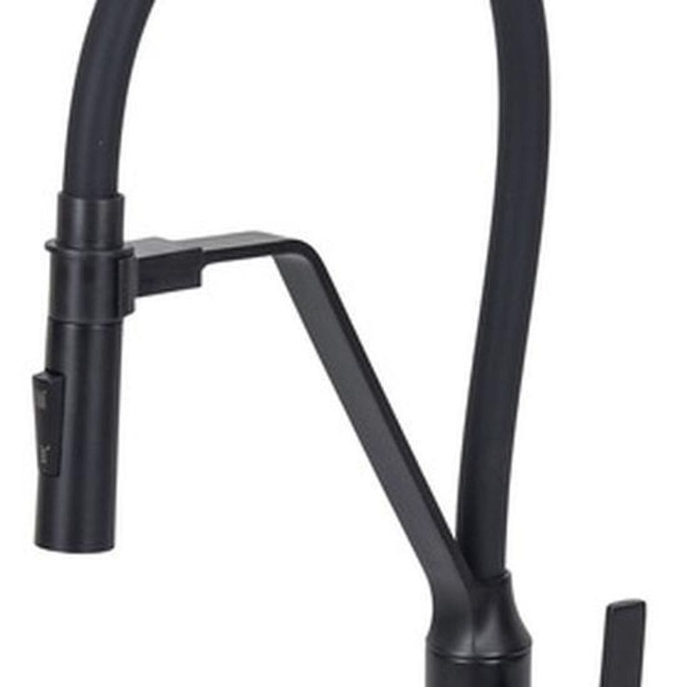Torneira De Mesa Cozinha Gourmet Monocomando Preta - Supreme