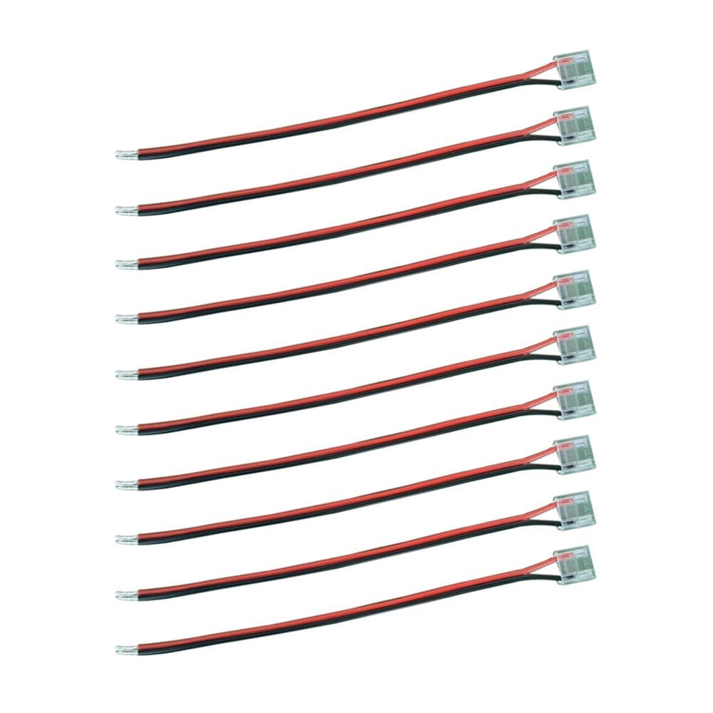 Kit 10 Emendas Conector de Saída Astraled para Fita de Led 8mm