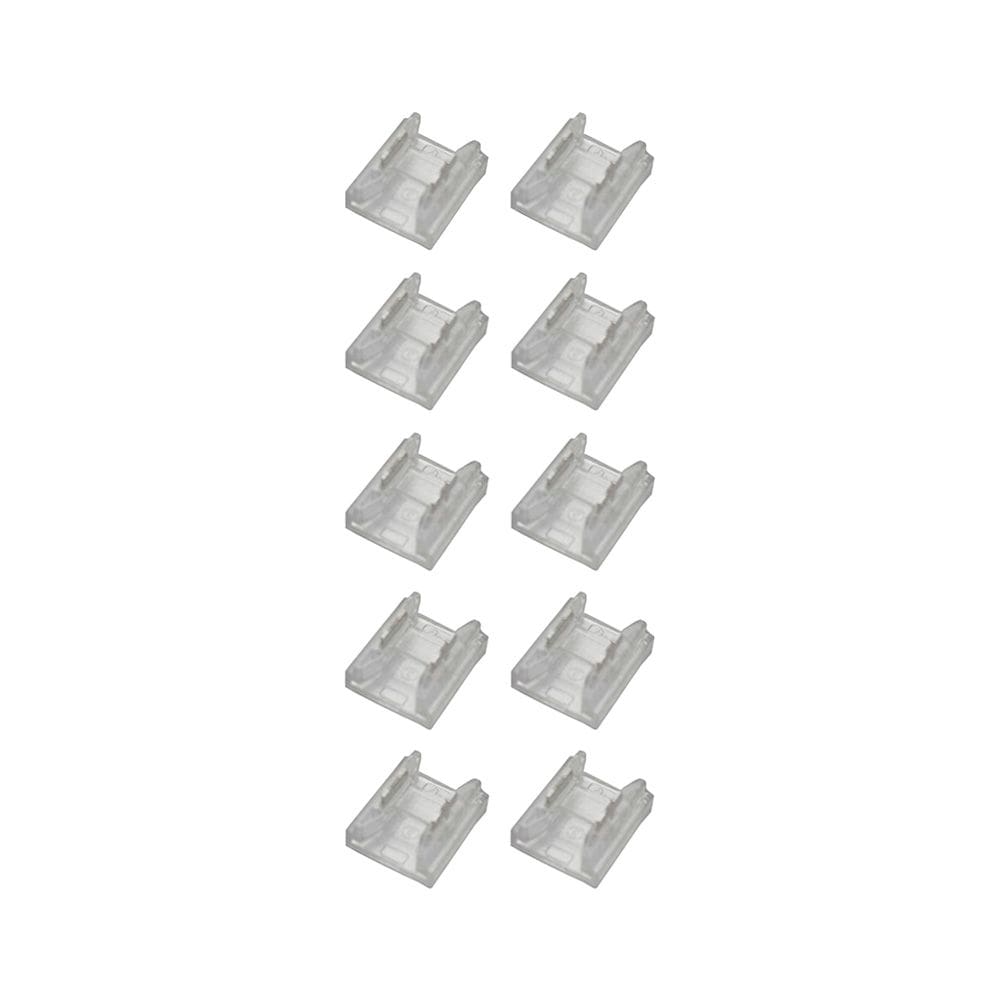 Kit 10 Emendas Conector Astraled Reto para Fita de Led 8mm