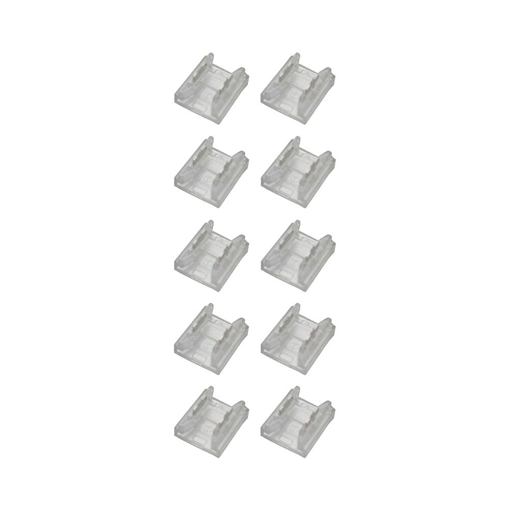 Kit 10 Emendas Conector Astraled Reto para Fita de Led 10mm