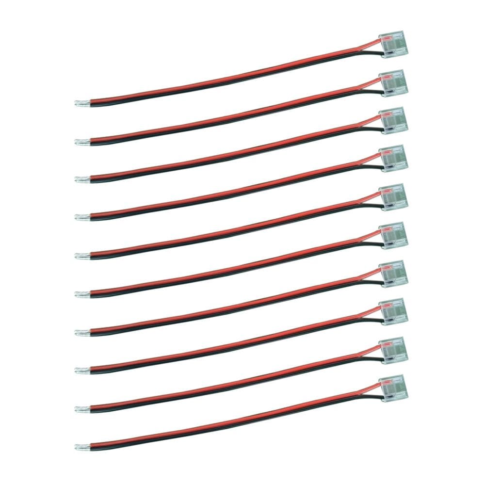 Kit 10 Emendas Conector de Saída Astraled para Fita de Led 10mm