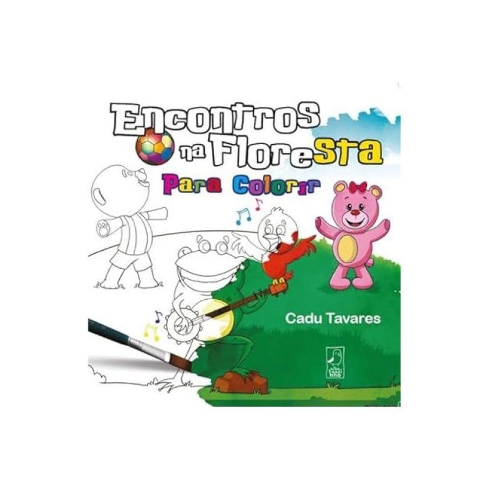 Encontros Na Floresta Para Colorir