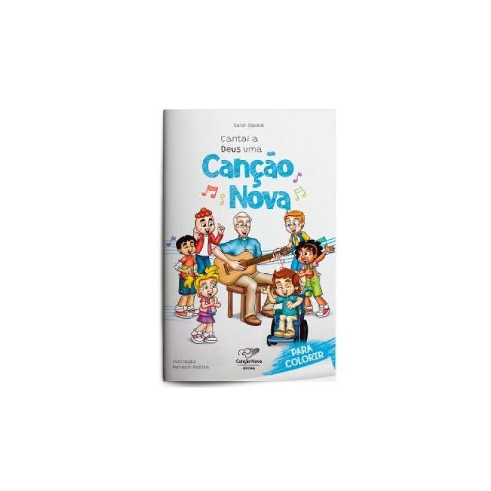 Cantai A Deus Uma Canção Nova - Para Colorir