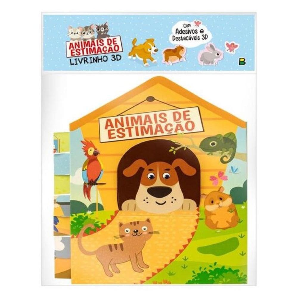 Livrinho 3D: Animais De Estimação