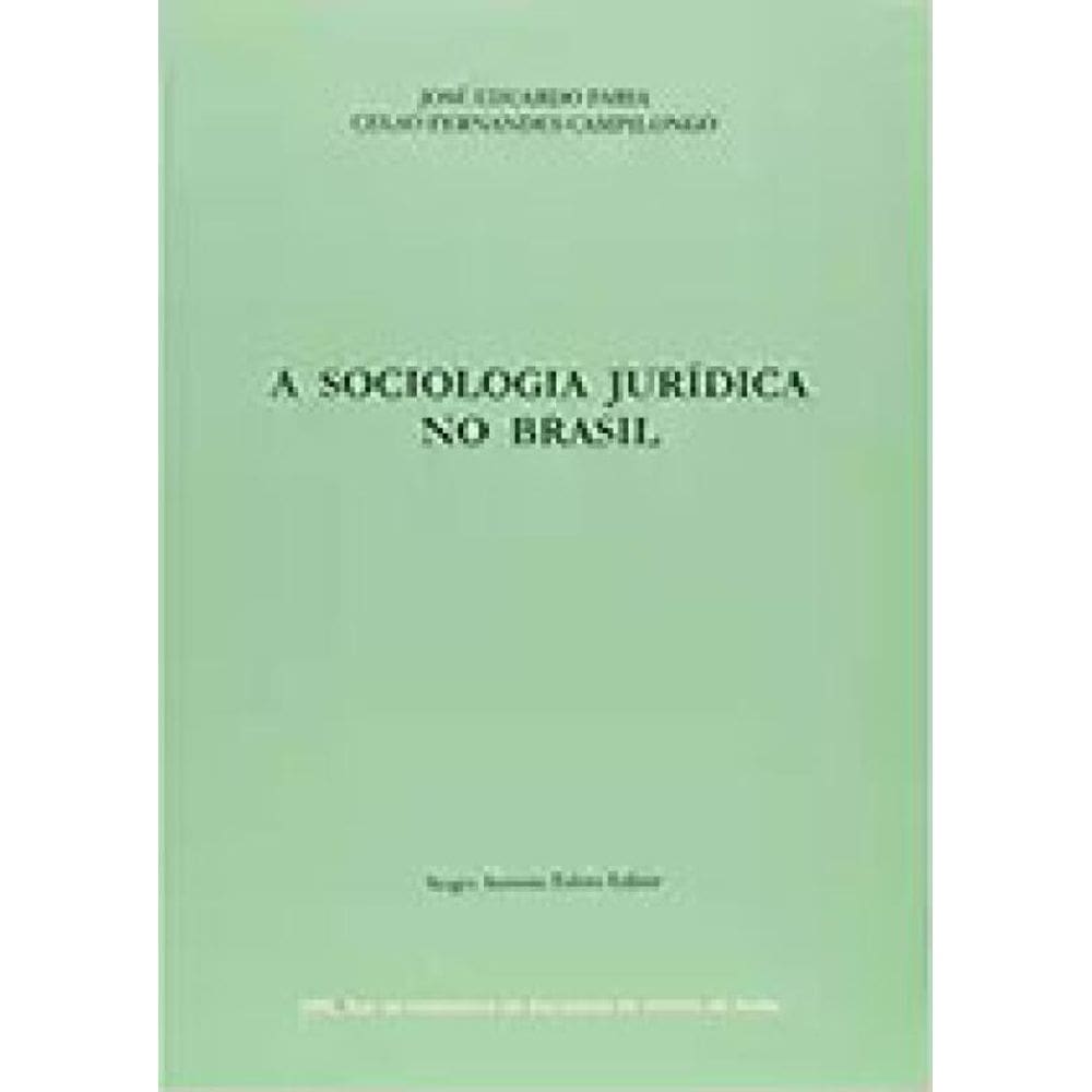 Sociologia Juridica No Brasil