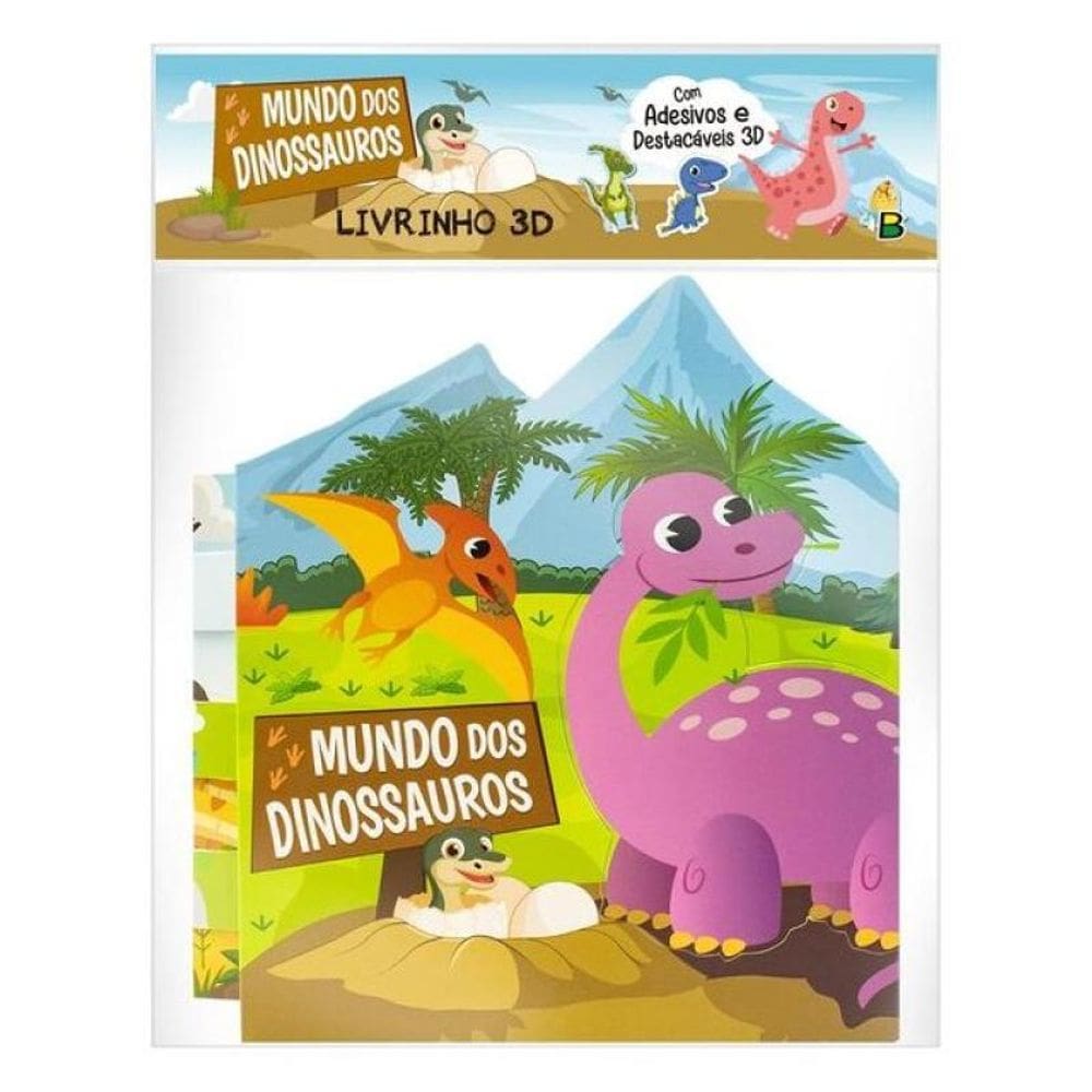 Livrinho 3D: Mundo Dos Dinossauros